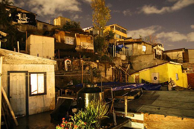 Shanty town on the hills of Tijuana