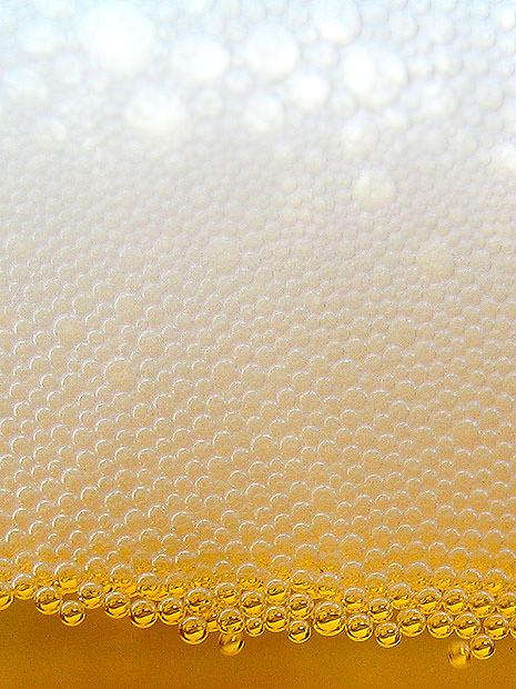 Beer bubbles