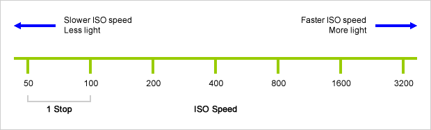 ISO speed stops