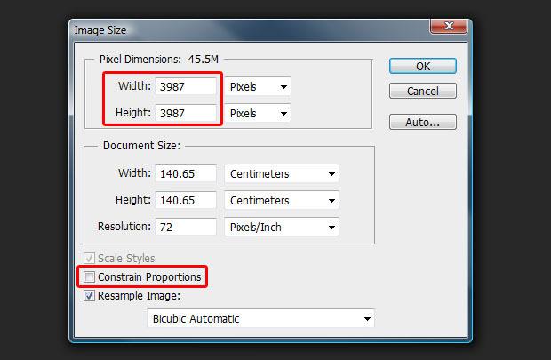 Make your photo square with Photoshop's Image Size tool